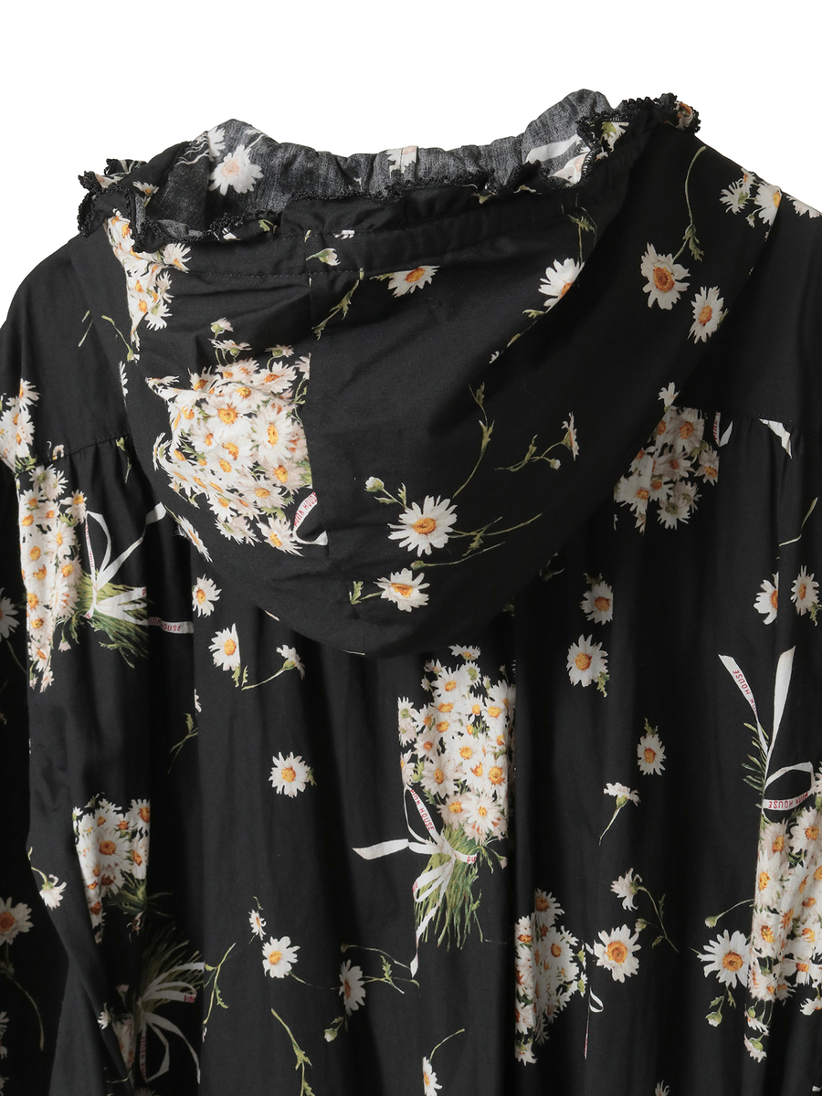 マーガレットブーケプリントミディワンピース 詳細画像 サックス 12