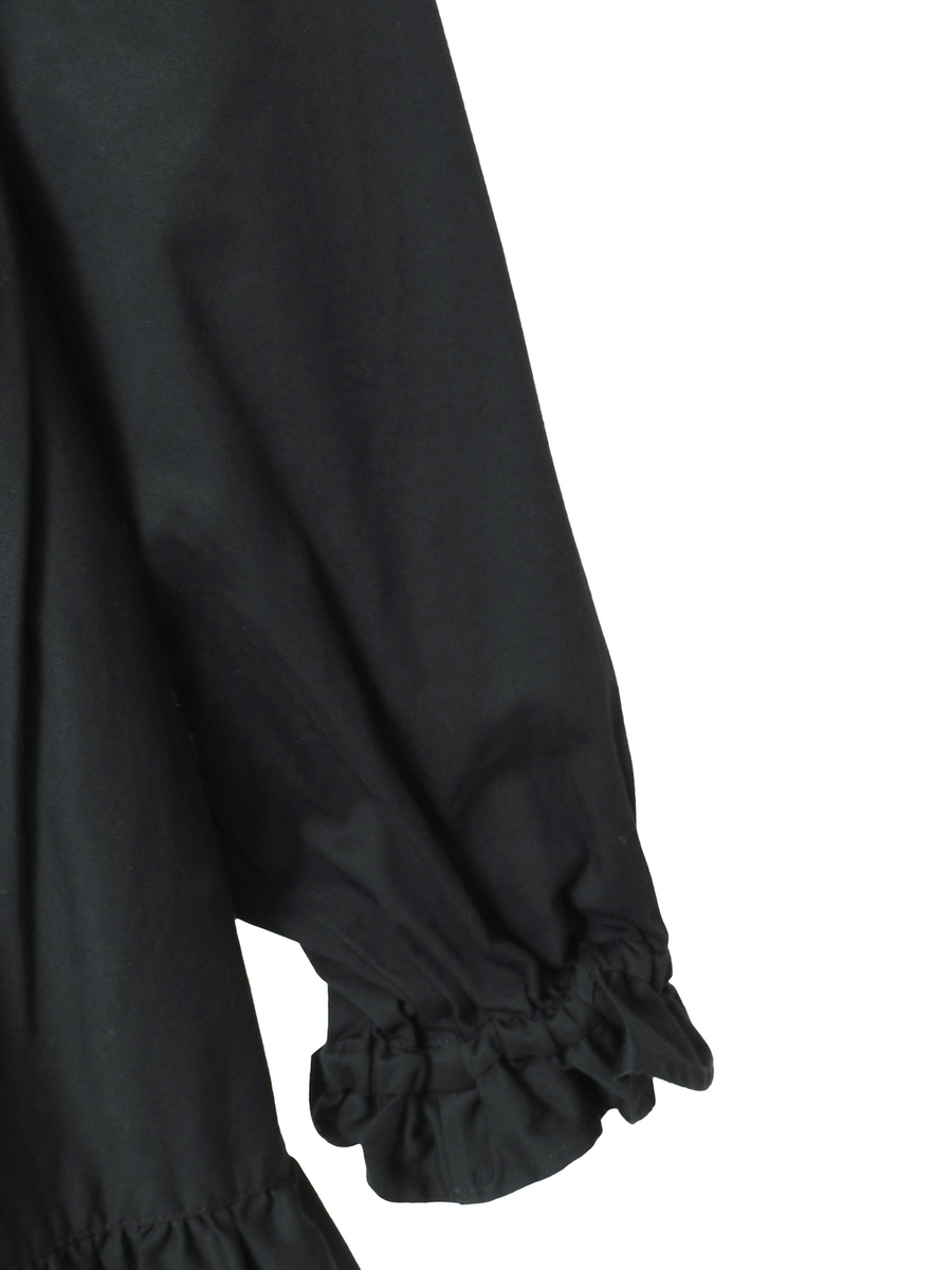 ティアードミディワンピース 詳細画像 クロ 7