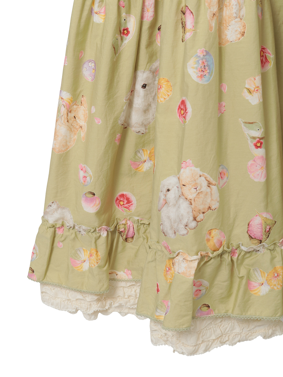 【極美品】 ピンクハウス ワンピース うさぎ ピコフリル 近年 定価10万 極美品】 ピンクハウス ワンピース うさぎ ピコフリル 近年 定価10万