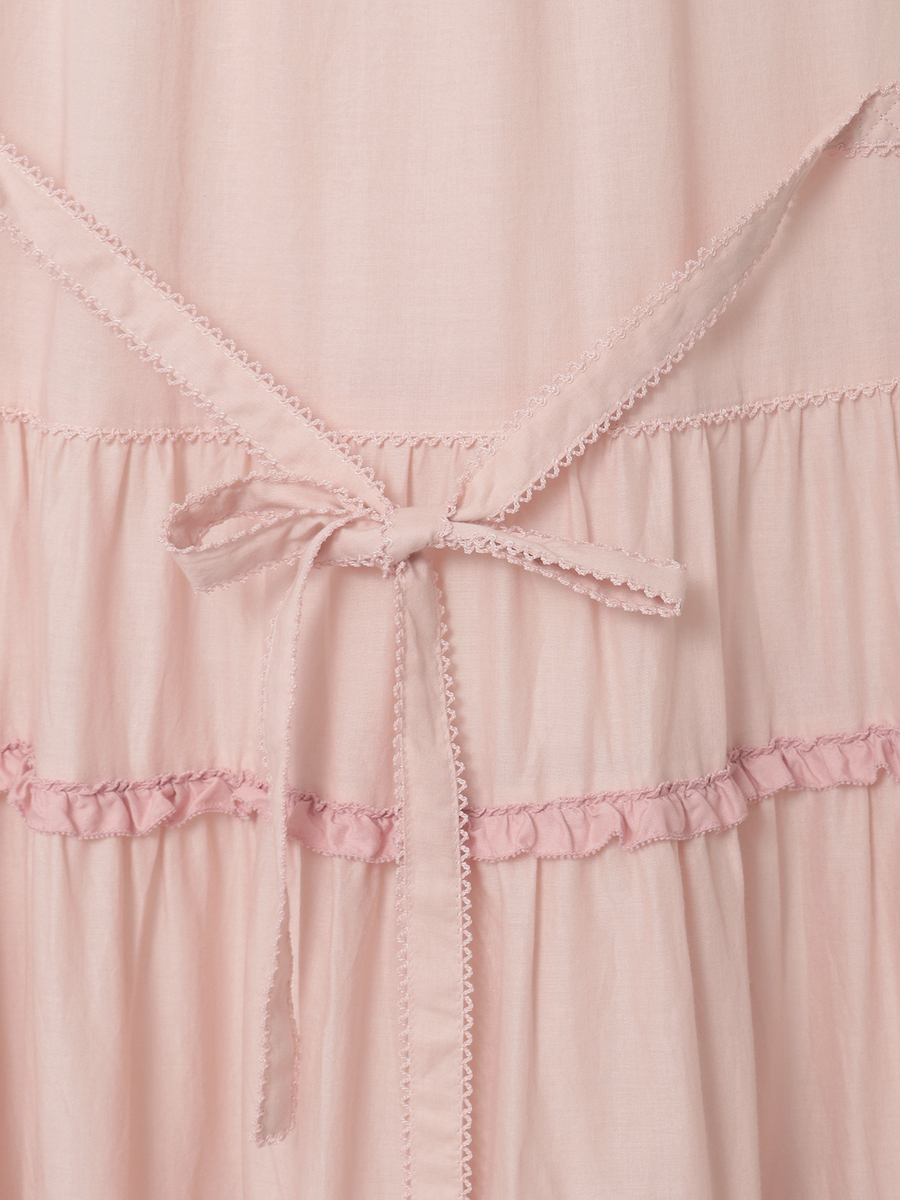 カラフルポップルフリル使いワンピース 詳細画像 ピンク 6