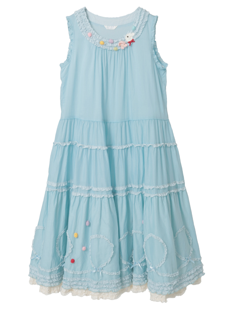 カラフルポップルフリル使いワンピース 詳細画像 ソライロ 1