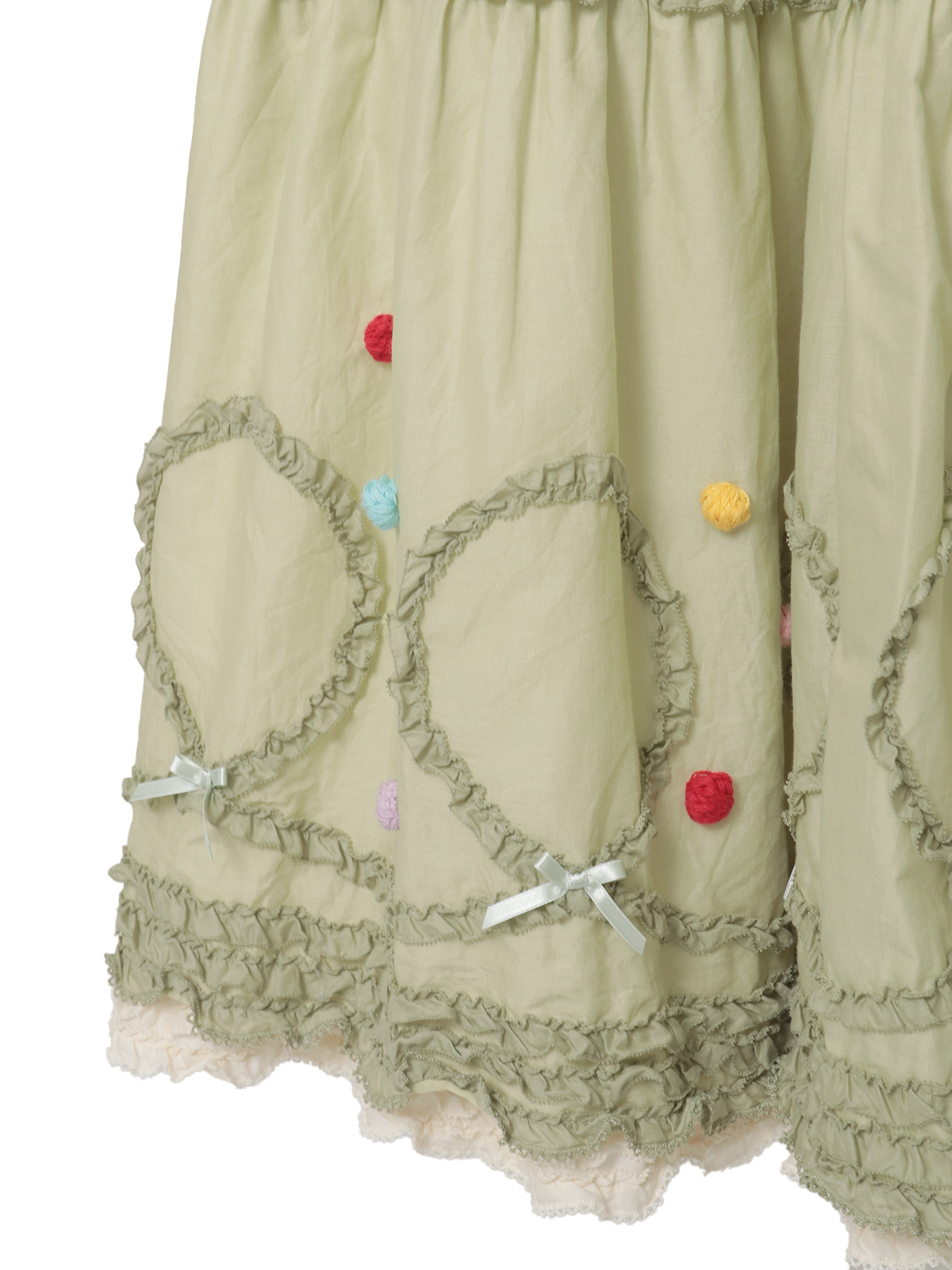 カラフルポップルフリル使いワンピース｜ピンクハウスオフィシャル