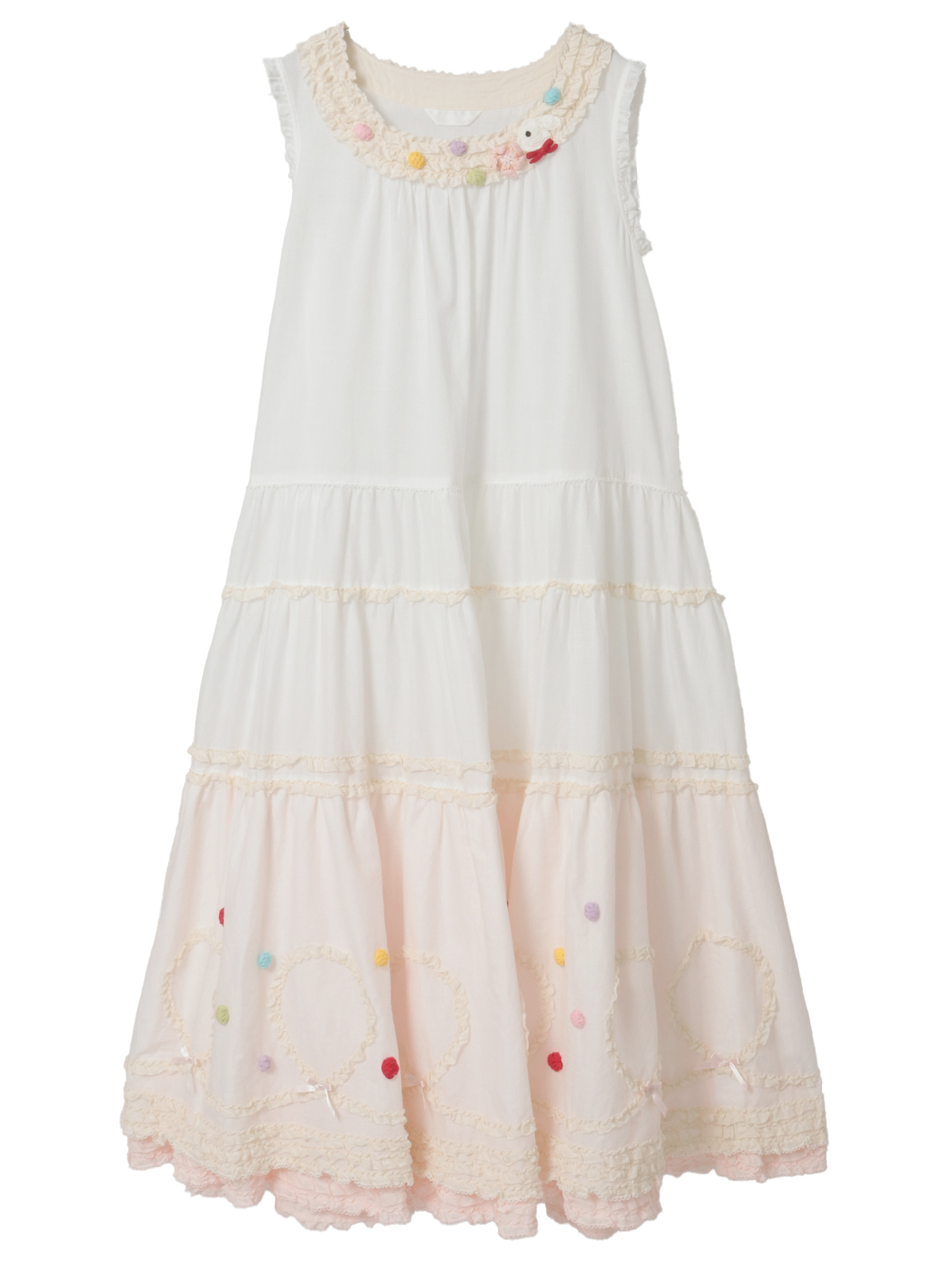 カラフルポップルフリル使いワンピース｜ピンクハウスオフィシャル