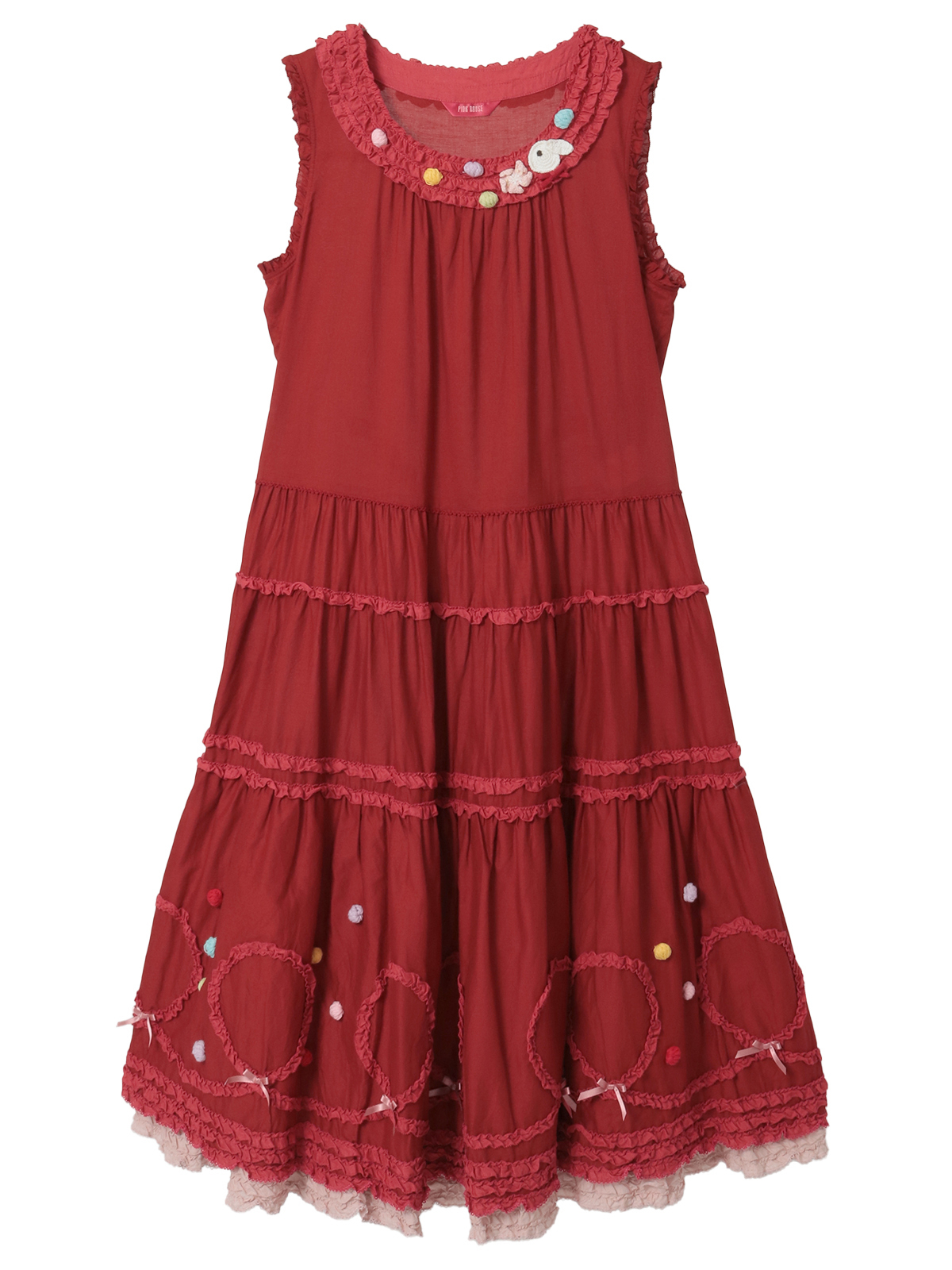 カラフルポップルフリル使いワンピース｜ピンクハウスオフィシャル