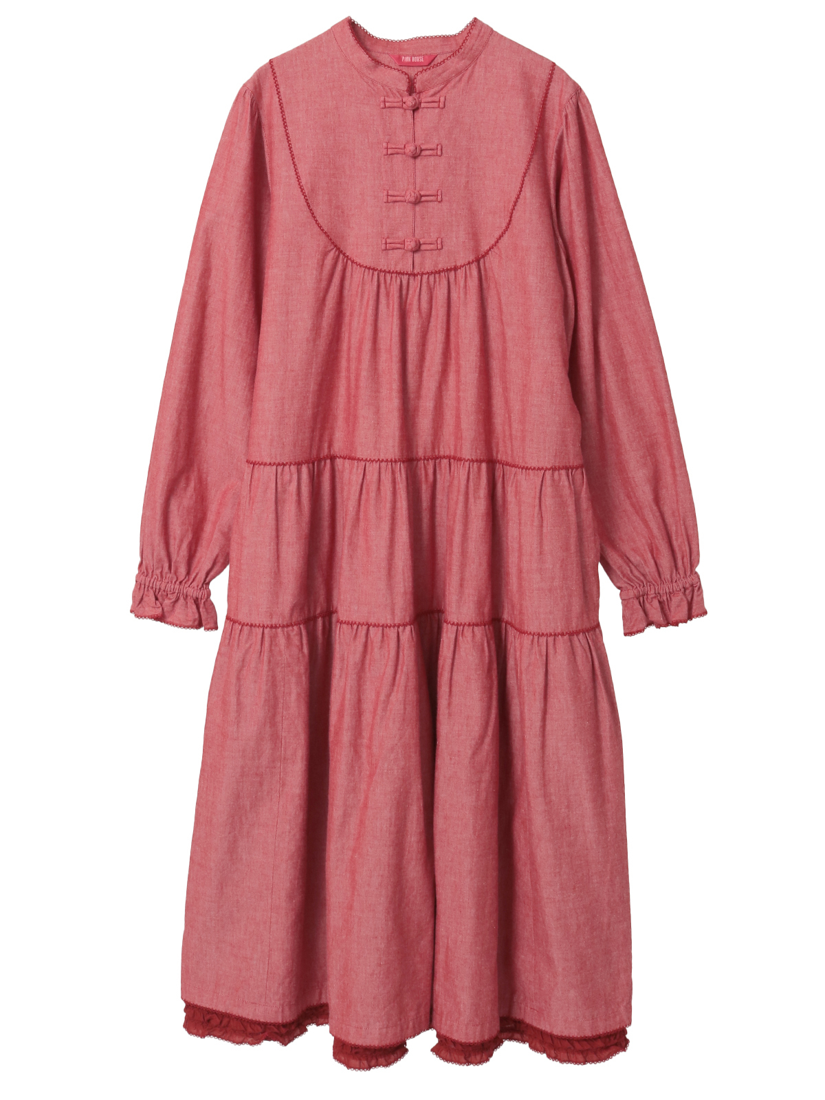 日曜限定中⭐︎ピンクハウス　お洒落で可愛いダンガリーワンピース　新品 PINK HOUSE（ピンクハウス） ダンガリーワンピース : タカシマヤ