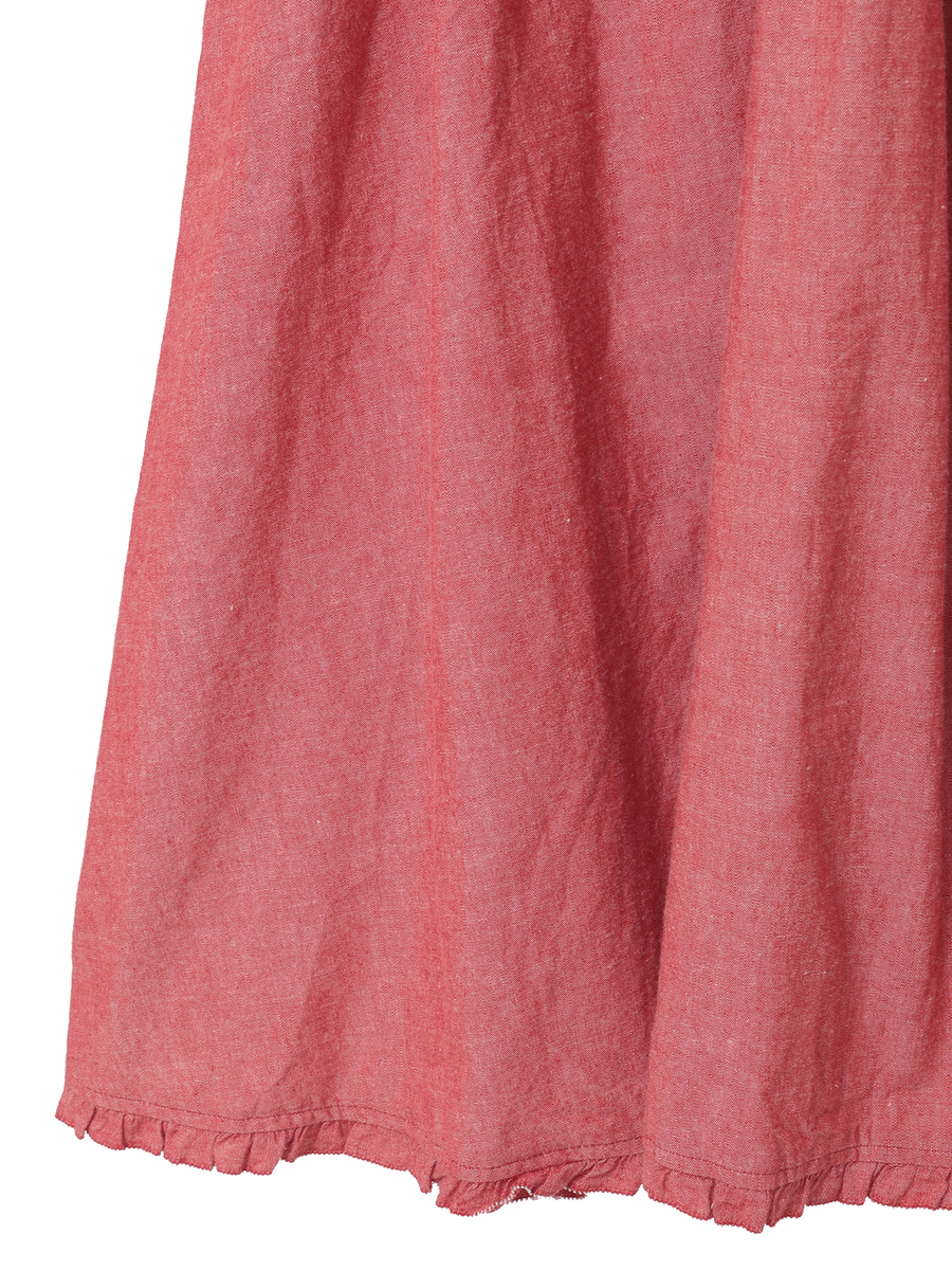 ダンガリージャンパースカート 詳細画像 カーキ 12