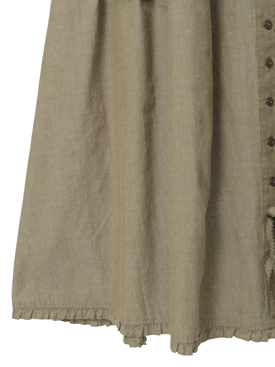 ダンガリージャンパースカート 詳細画像 カーキ 15