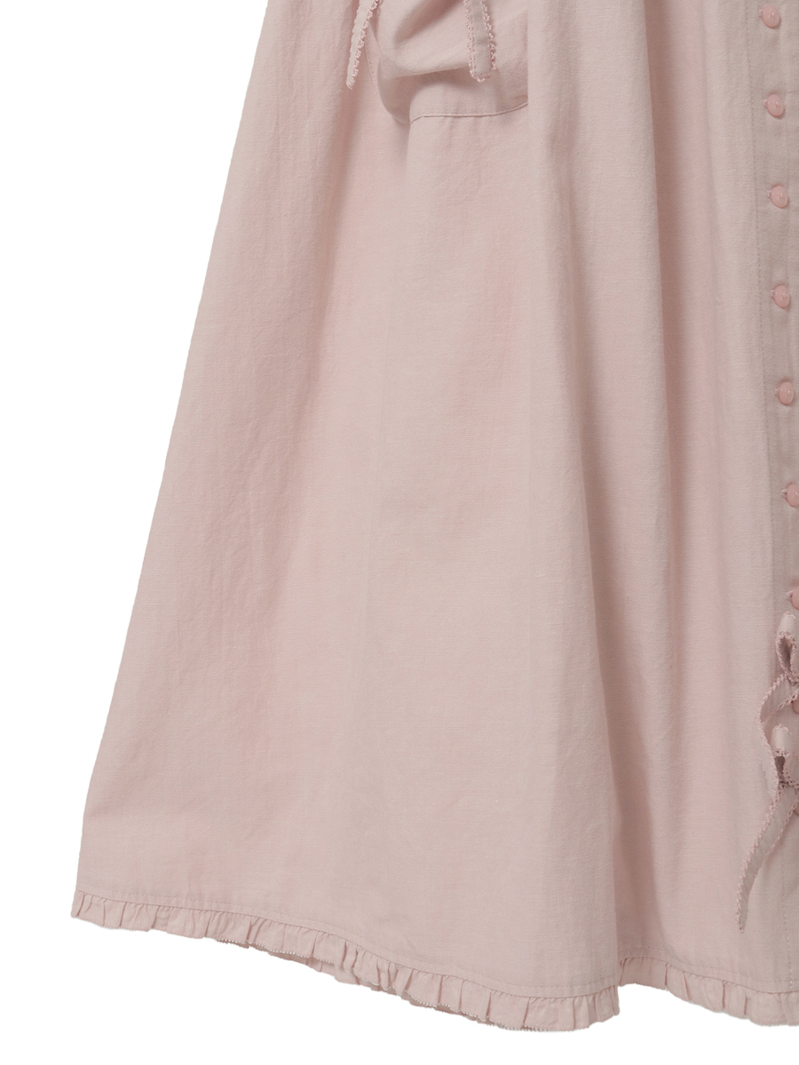 ダンガリージャンパースカート 詳細画像 カーキ 6