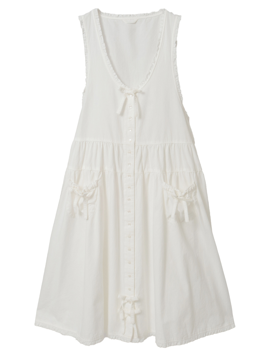 ダンガリージャンパースカート 詳細画像 シロ 1