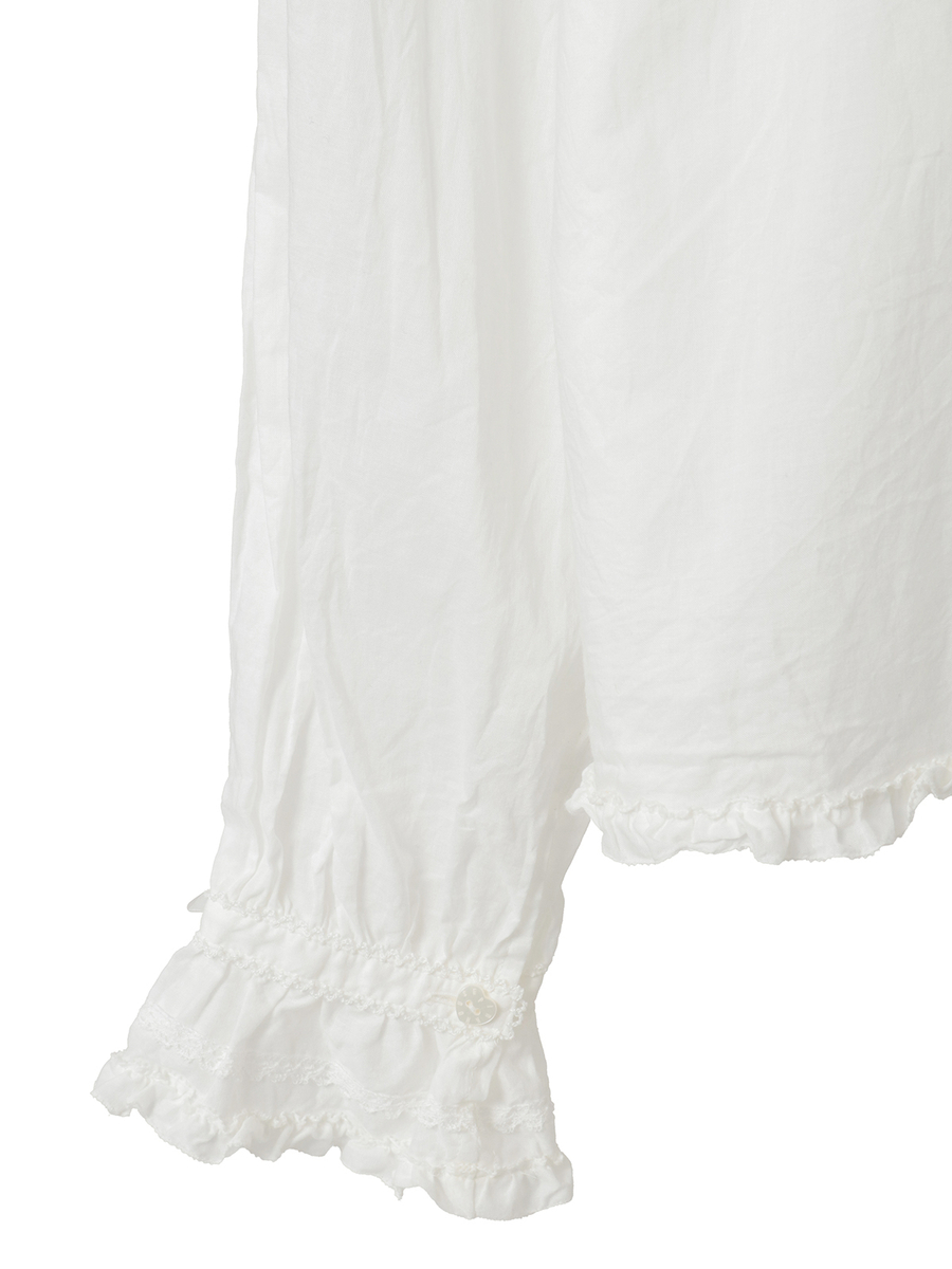 フリル襟付きローンブラウス｜ピンクハウスオフィシャルオンライン