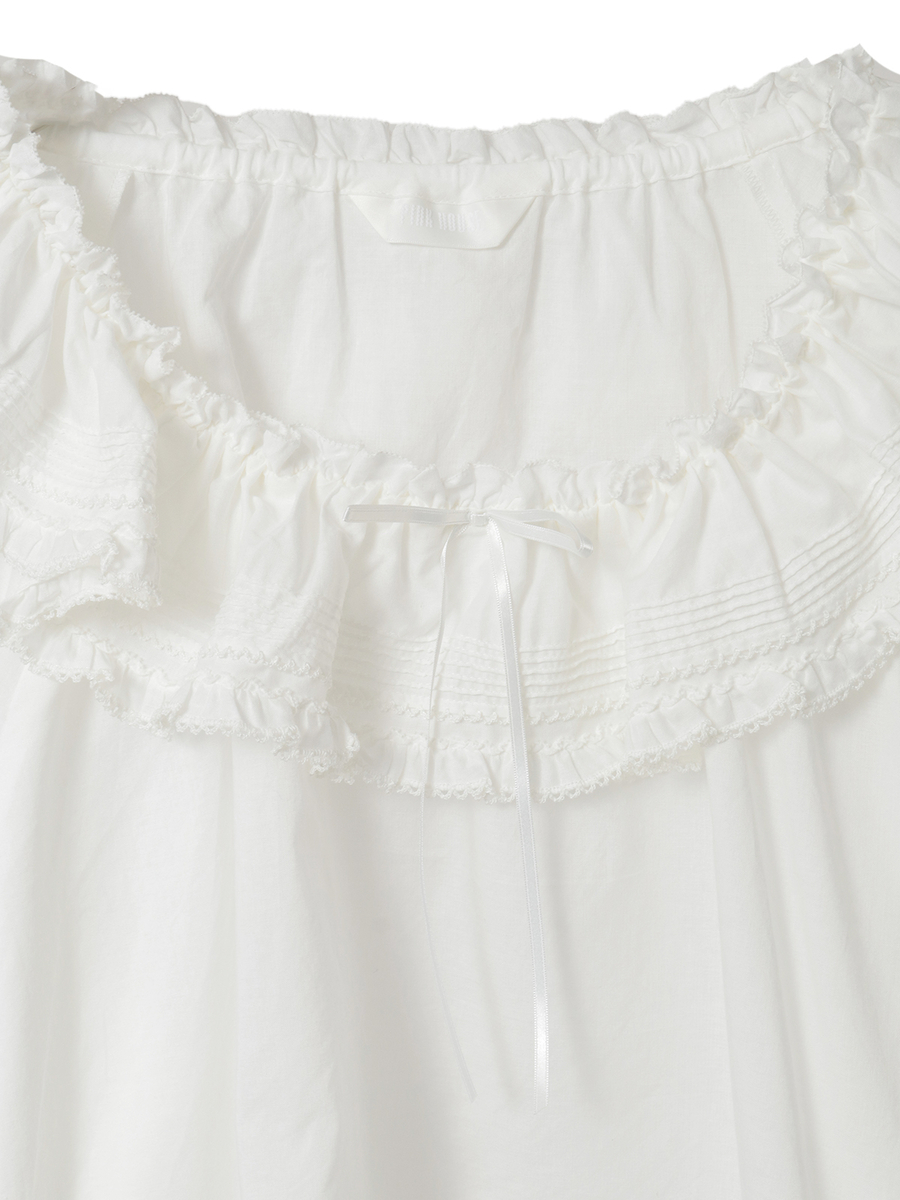 マーガレット刺繍使いローンブラウス 詳細画像 ピンク 10