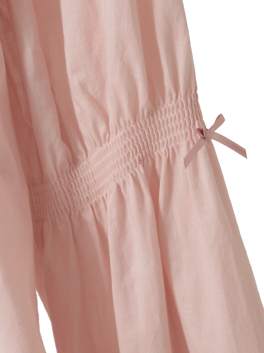 マーガレット刺繍使いローンブラウス 詳細画像 ピンク 15