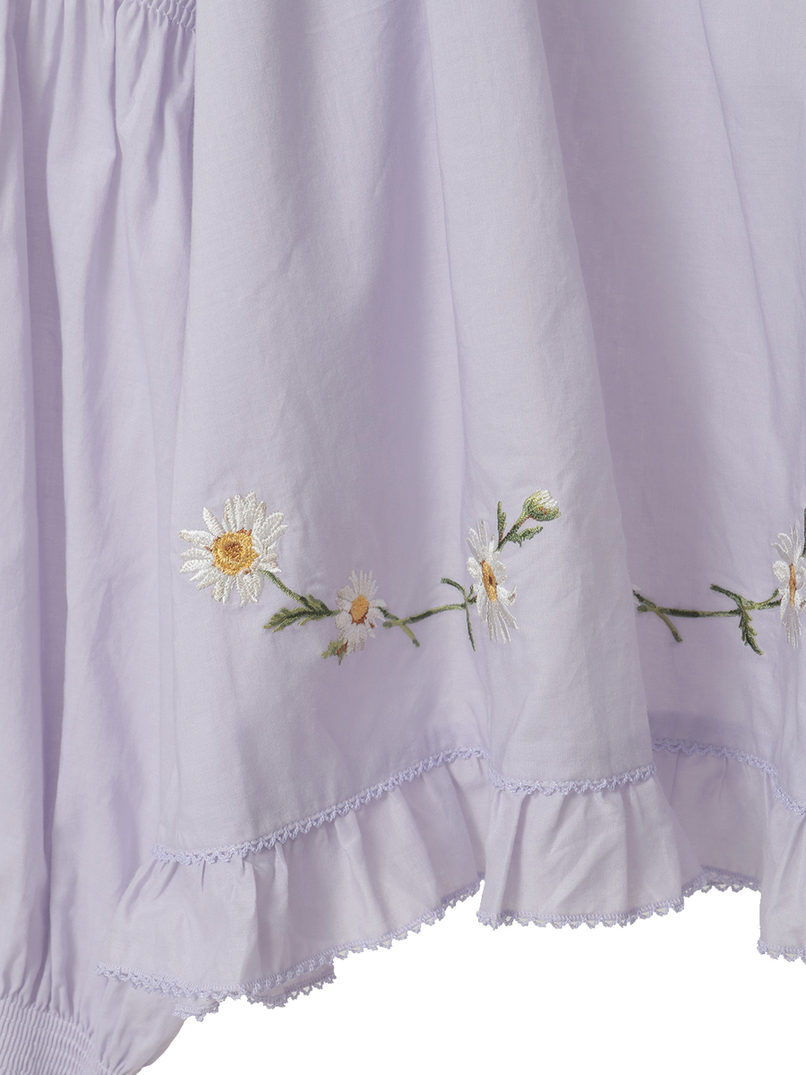 マーガレット刺繍使いローンブラウス 詳細画像 ピンク 17