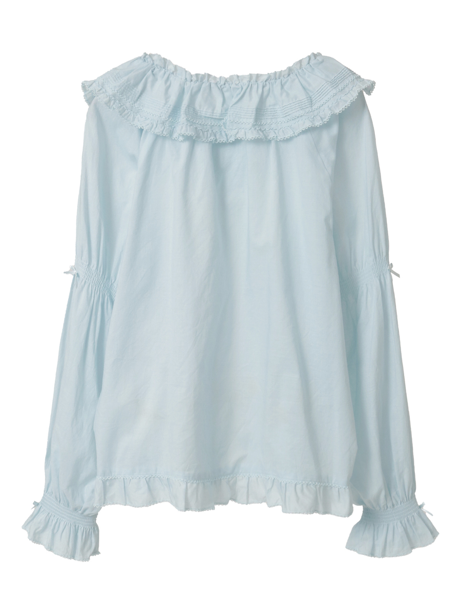 マーガレット刺繍使いローンブラウス 詳細画像 ピンク 2