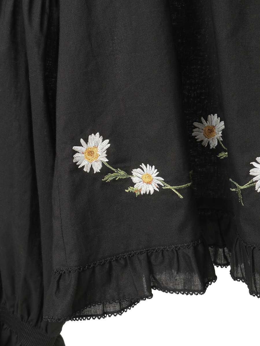 マーガレット刺繍使いローンブラウス 詳細画像 ピンク 8