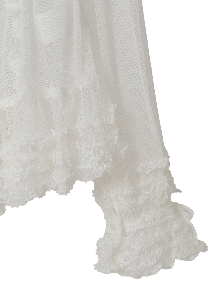 ドットチュールオーバーブラウス 詳細画像 クロ 12