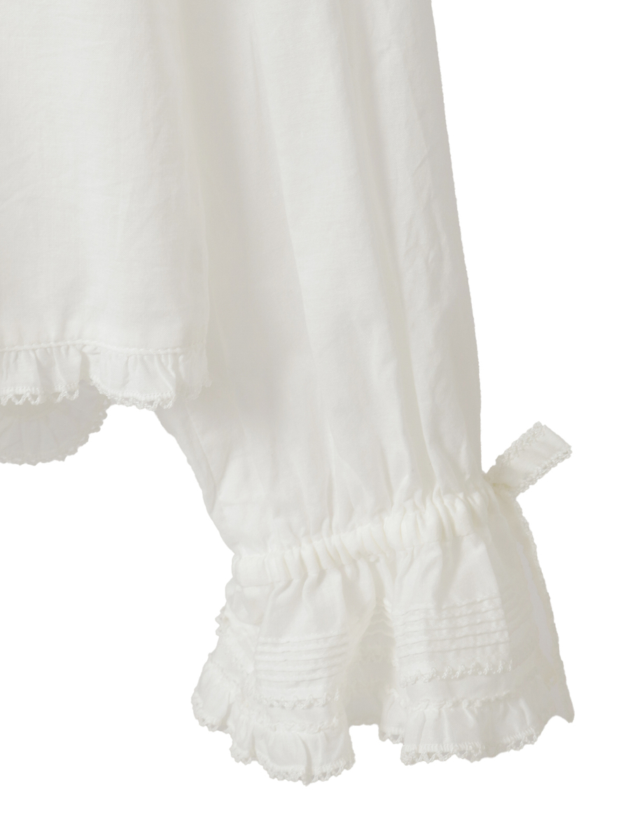 うさぎの耳フード付きローンブラウス 詳細画像 アカ 15