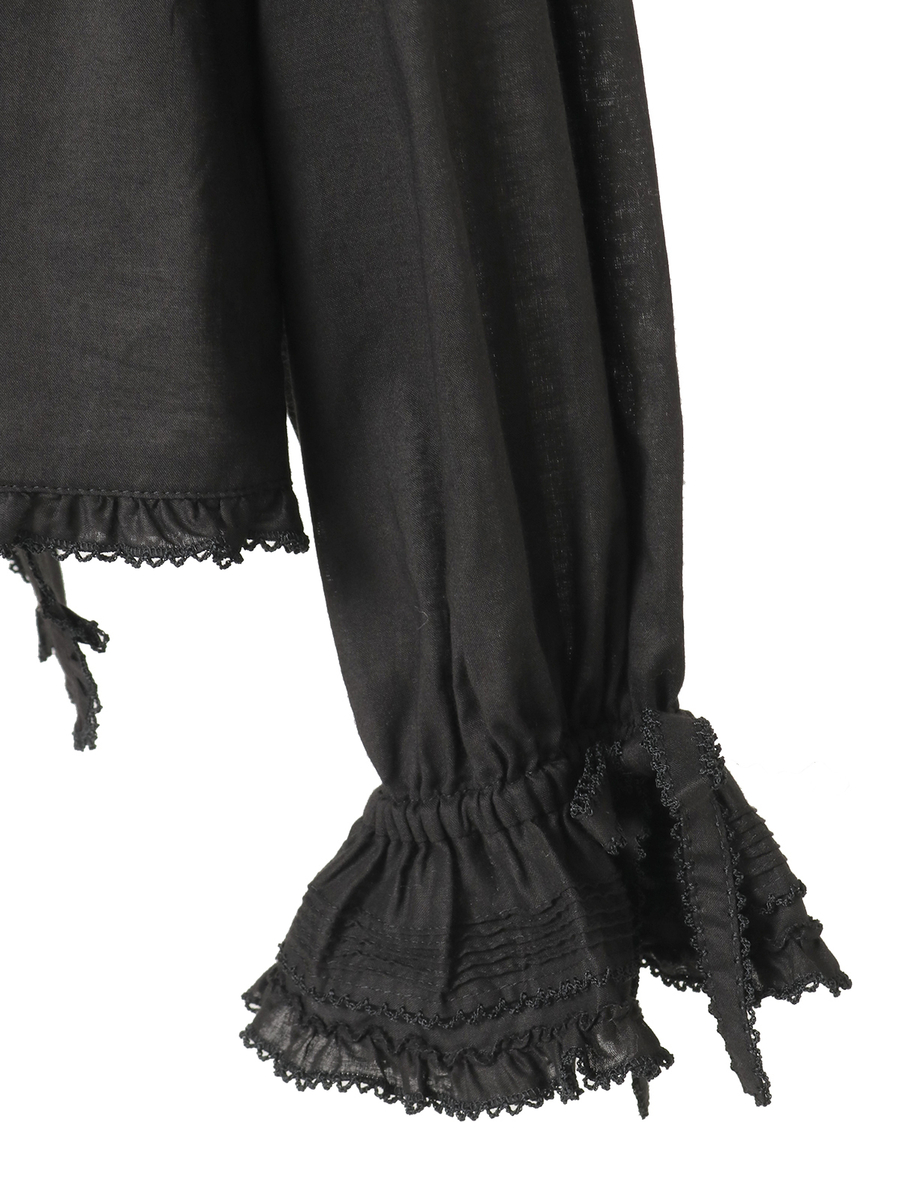 うさぎの耳フード付きローンブラウス 詳細画像 アカ 9