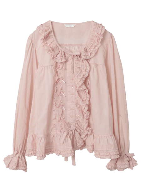 PINK HOUSE ピンクハウス⭐︎綿ローンオーバーブラウス　生成 PINK HOUSE ピンクハウス⭐︎綿ローンオーバーブラウス 生成 PINK