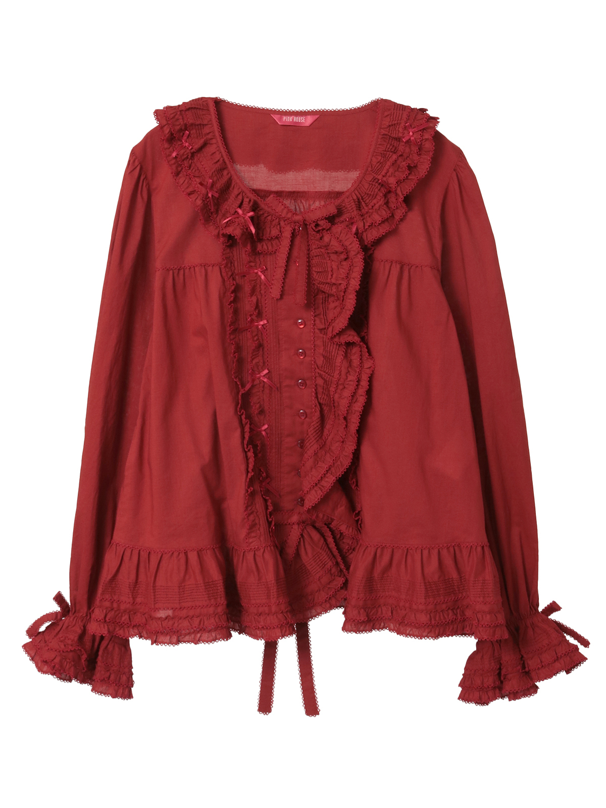ローンフリル使いオーバーブラウス｜ピンクハウスオフィシャル