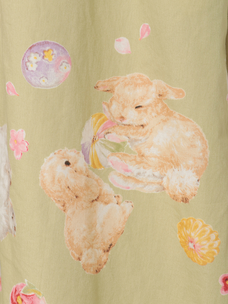 幸見うさぎプリントフードブラウス 詳細画像 ソライロ 11