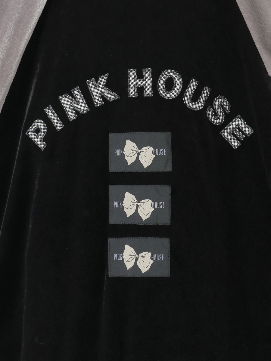 ハートワッペン使いベロアブルゾン 詳細画像 グリーン 10