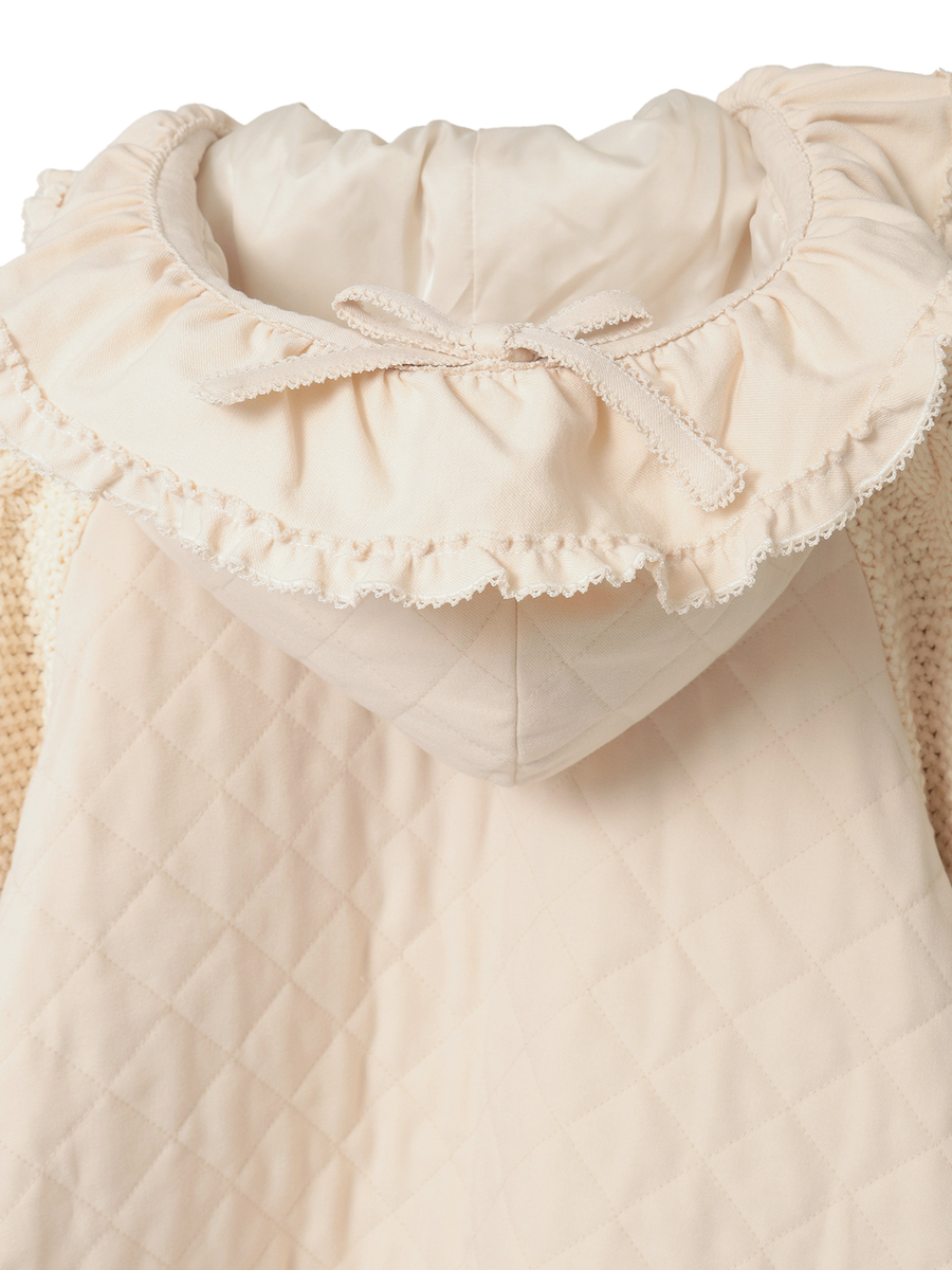 ニット袖付きキルティングブルゾン 詳細画像 キナリ 10