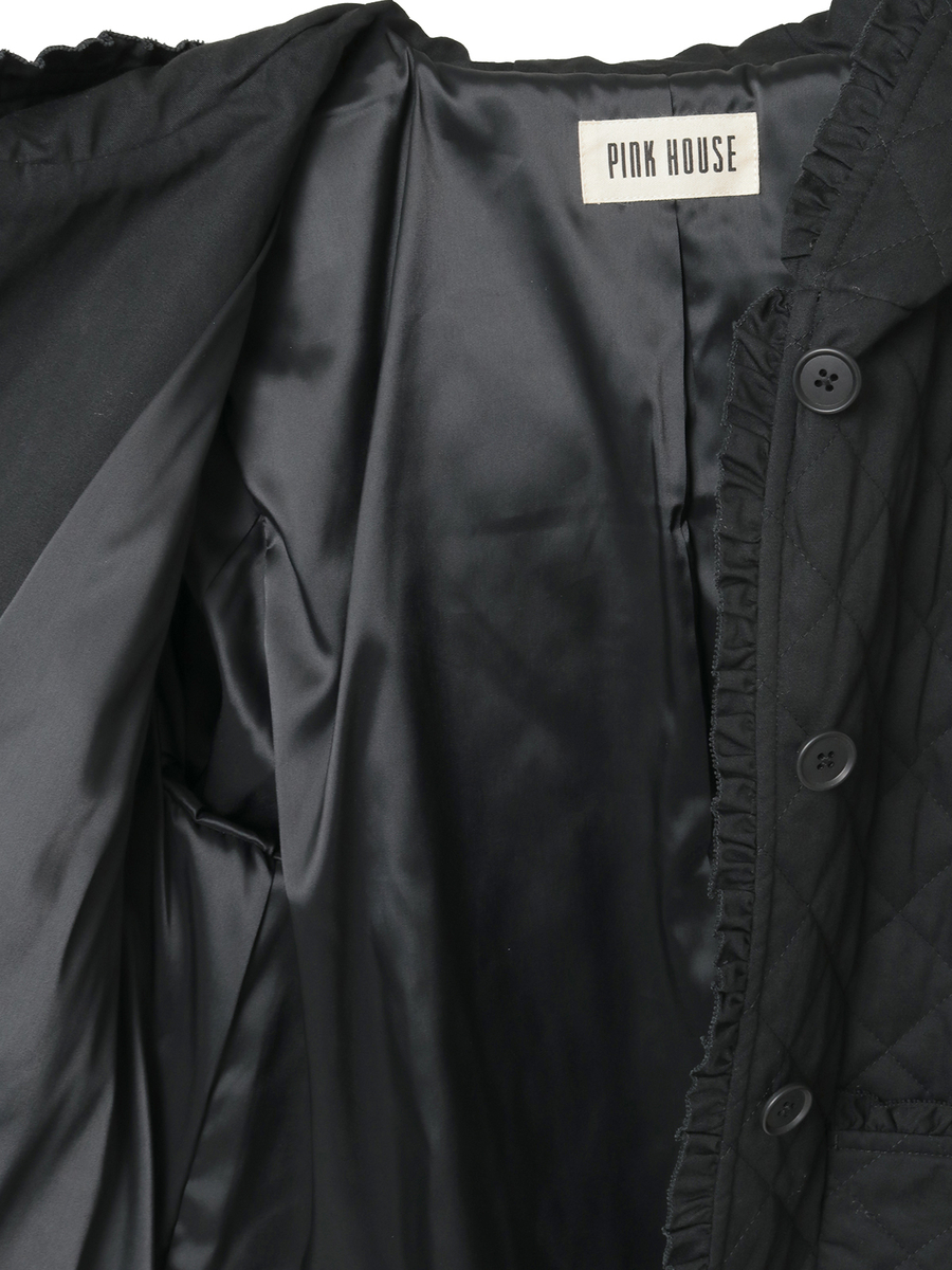 フード付きキルティングジャケット 詳細画像 ブルーグレー 10