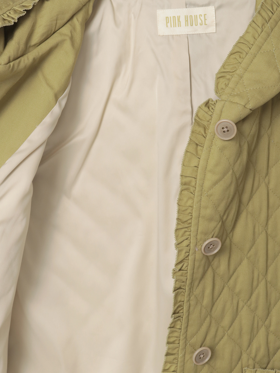 フード付きキルティングジャケット 詳細画像 ブルーグレー 19