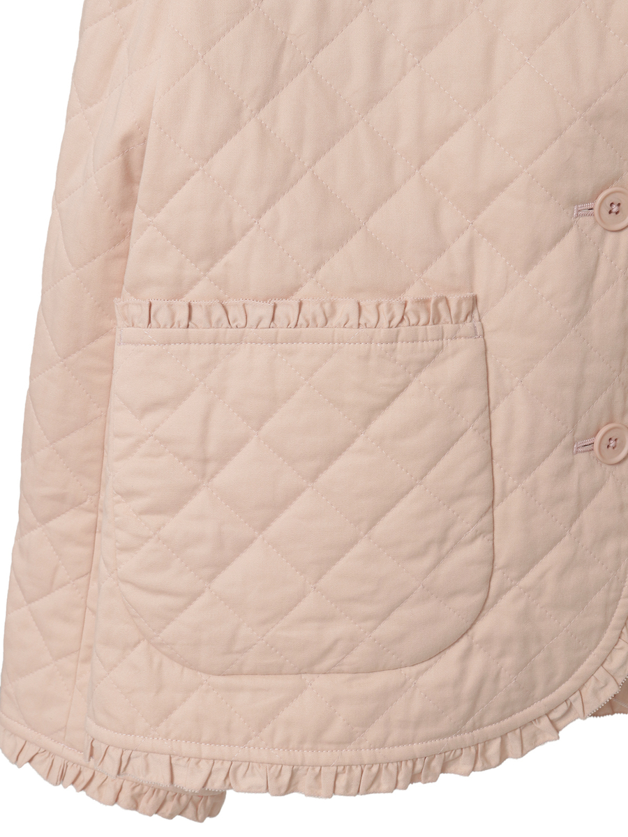 フード付きキルティングジャケット 詳細画像 ブルーグレー 6