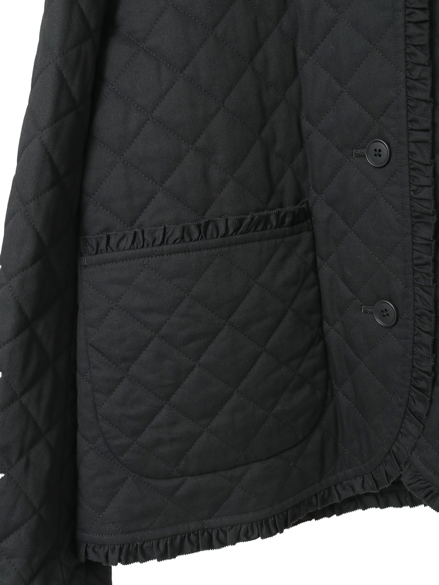 フード付きキルティングジャケット 詳細画像 ブルーグレー 9