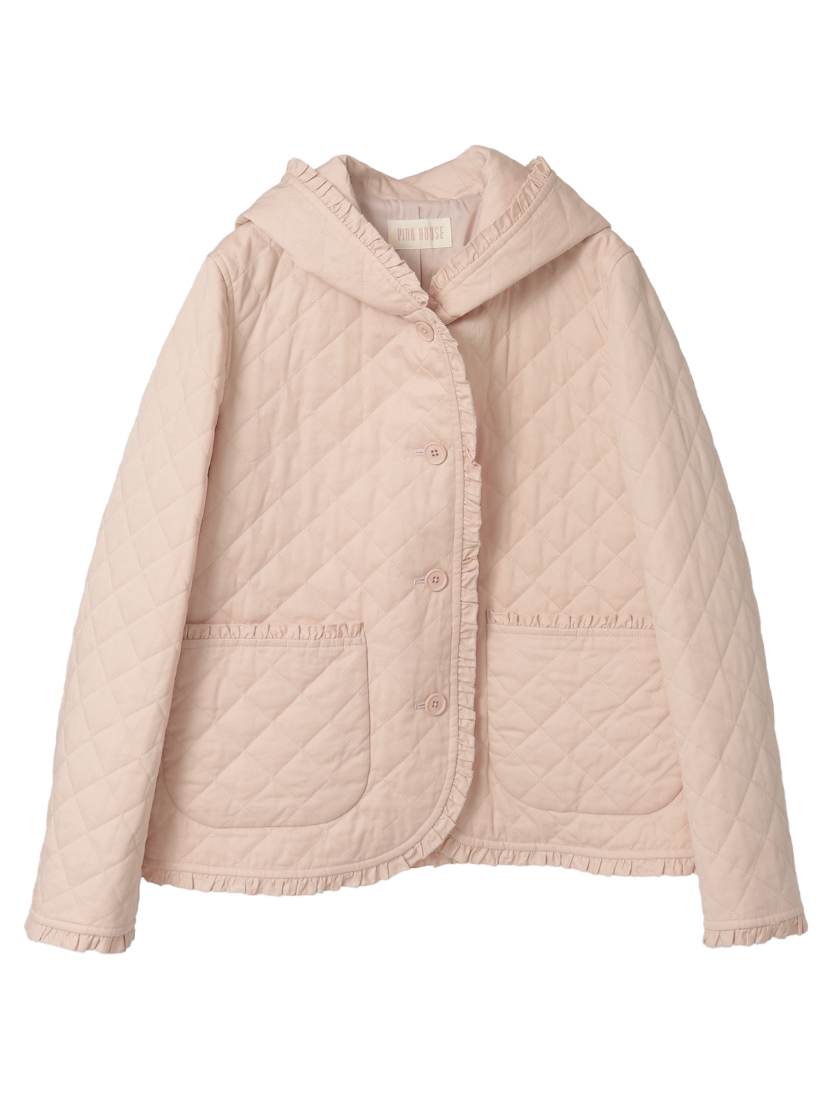 PINKHOUSE ピンクハウス ブルゾン デニムジャケット キルティング フード付きキルティングジャケット｜ピンクハウスオフィシャル