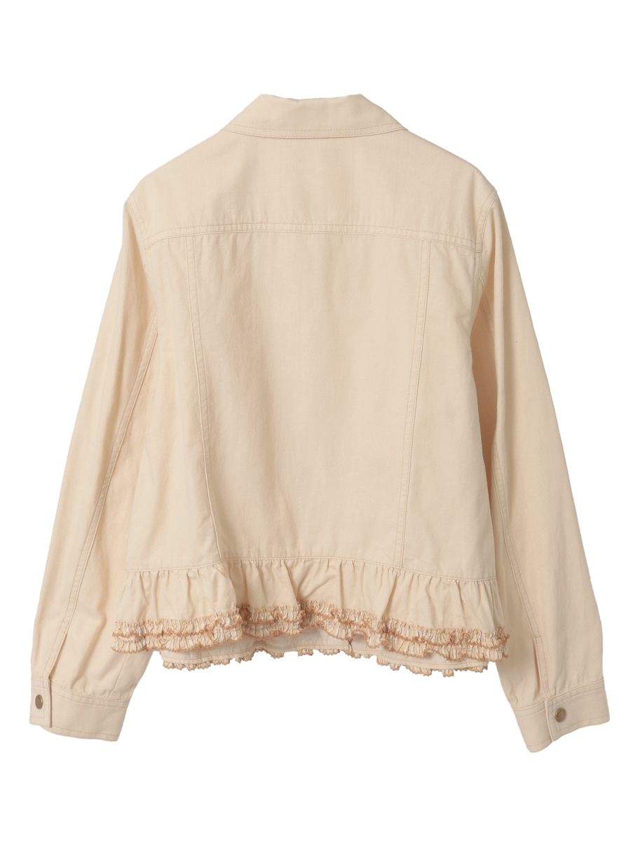 BIGくまシルエットデニムジャケット 詳細画像 キナリ 2