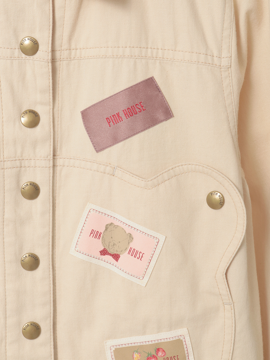 BIGくまシルエットデニムジャケット 詳細画像 キナリ 6