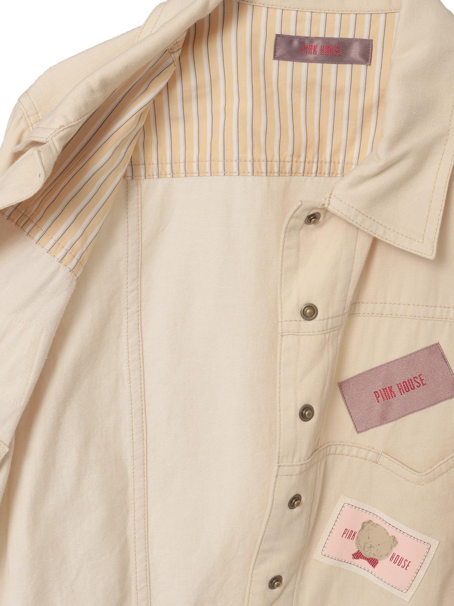 BIGくまシルエットデニムジャケット 詳細画像 キナリ 9