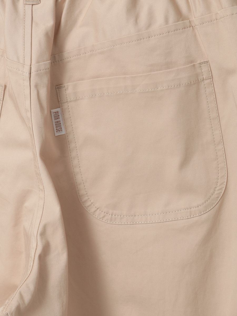 フリルローン使いワイドパンツ 詳細画像 カーキ 7