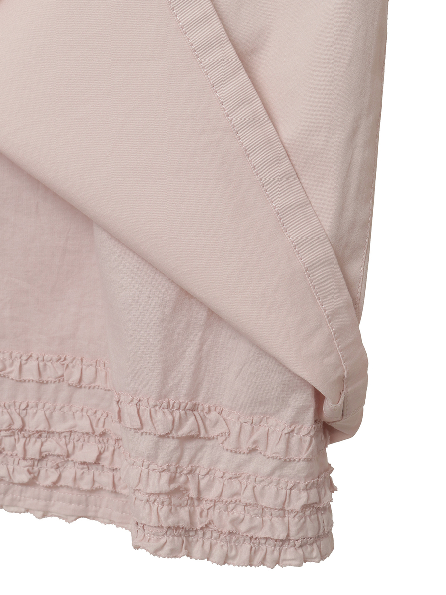 フリルローン使いワイドパンツ 詳細画像 カーキ 9