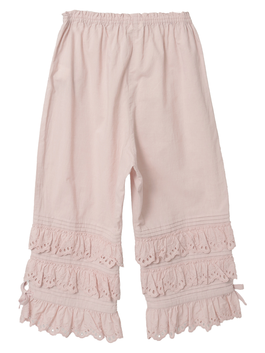 スカラップレース使いダンガリードロワーズ 詳細画像 インディゴ 2