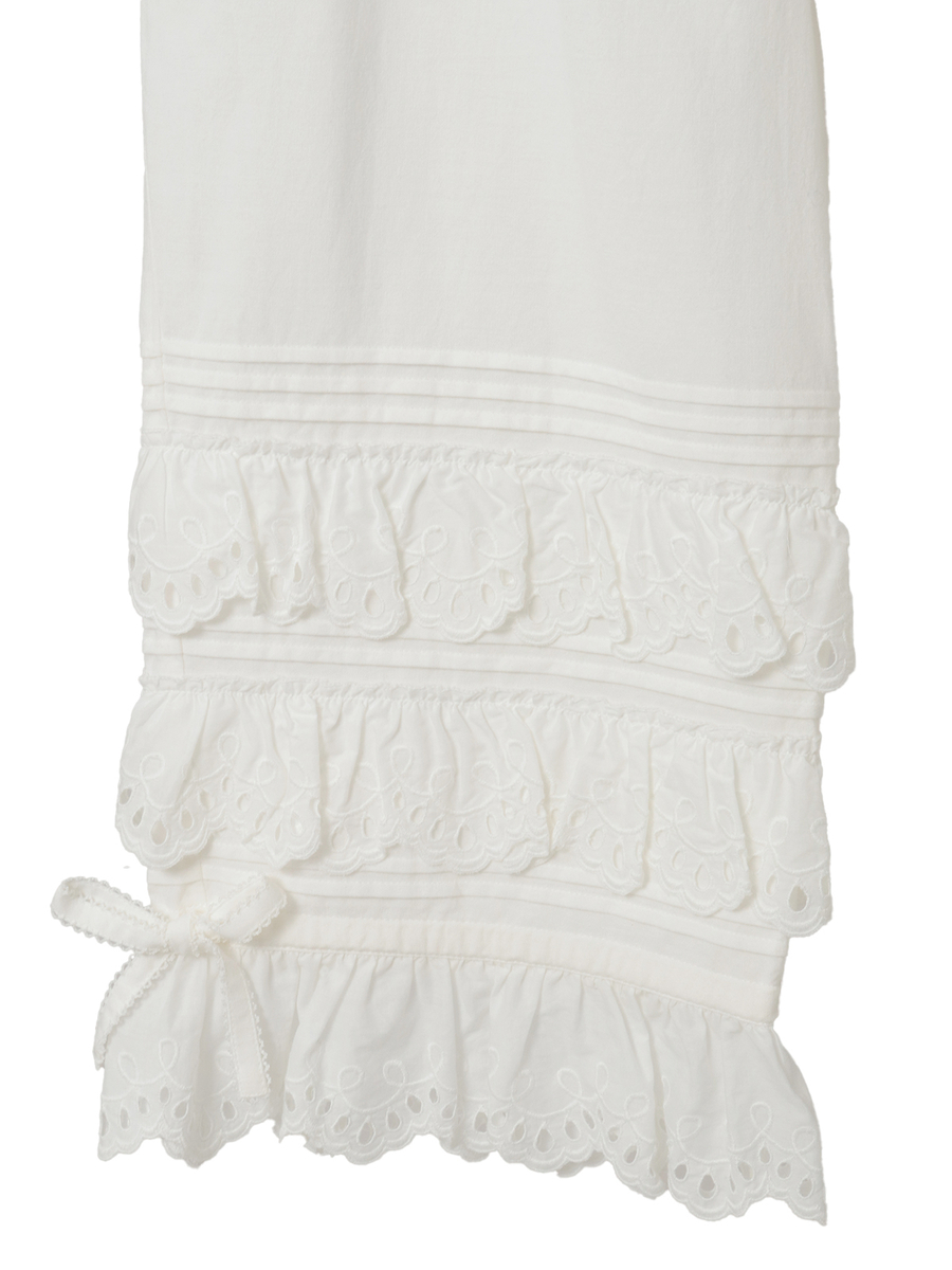 スカラップレース使いダンガリードロワーズ 詳細画像 インディゴ 7