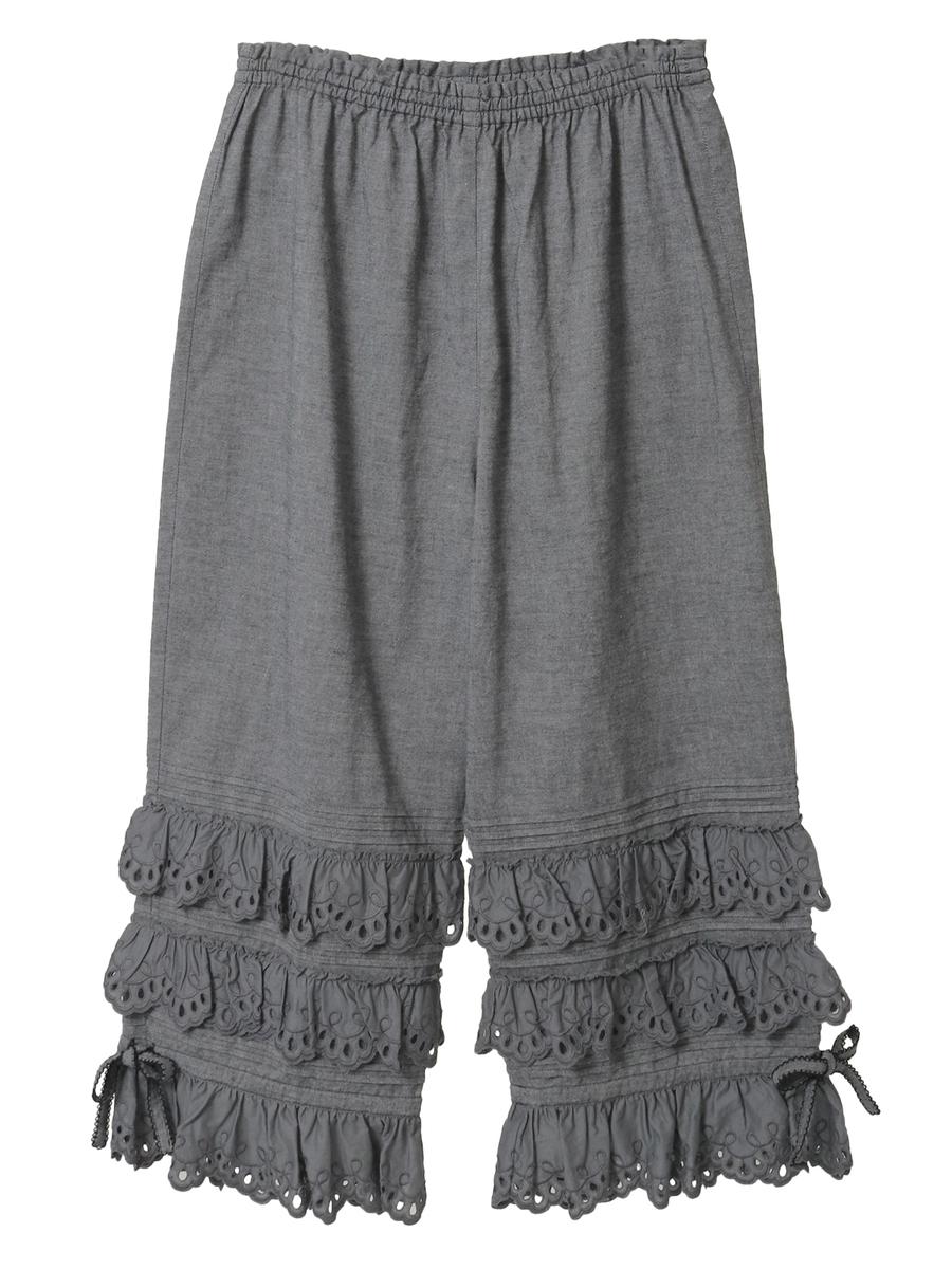 スカラップレース使いダンガリードロワーズ 詳細画像 クロ 1