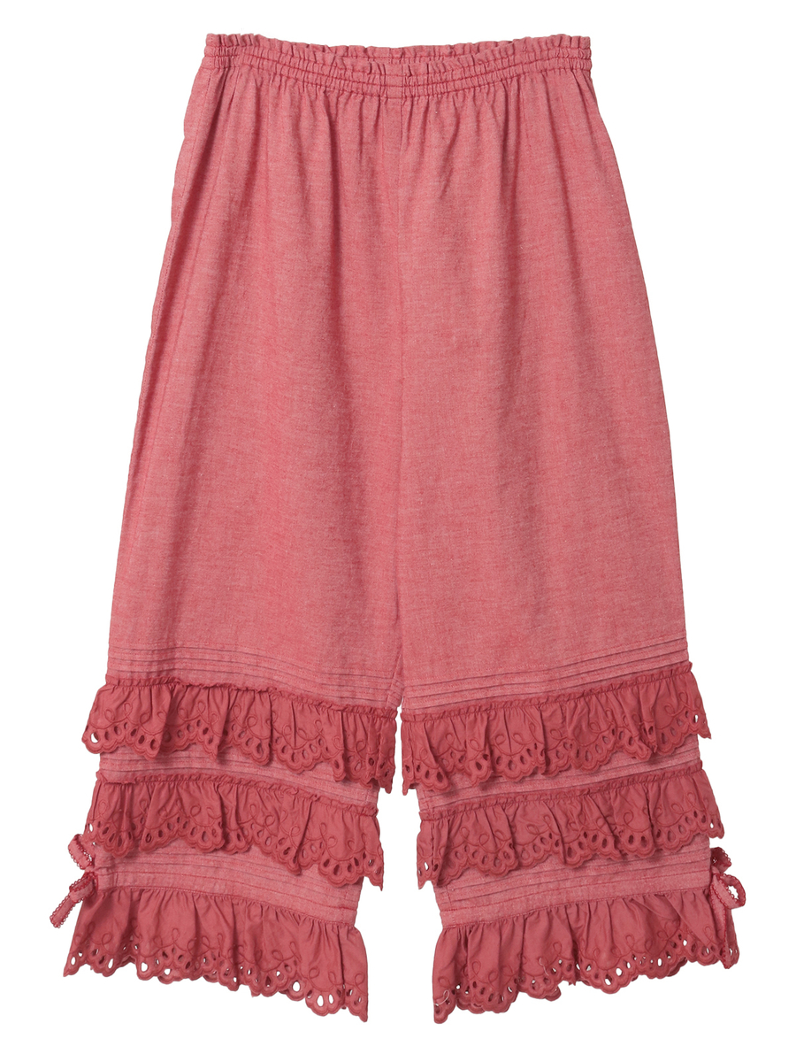 スカラップレース使いダンガリードロワーズ 詳細画像 アカ 1