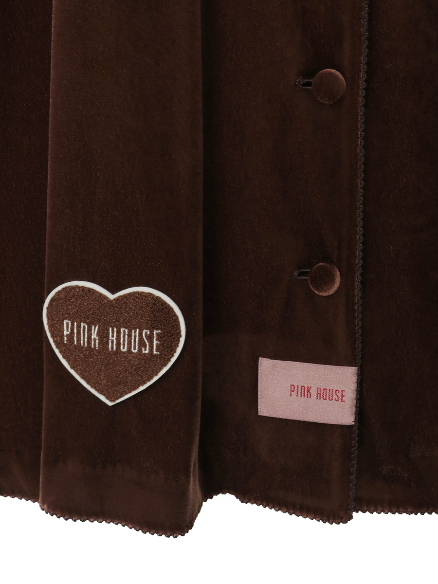 ベロア吊りスカート 詳細画像 チョコレート 6