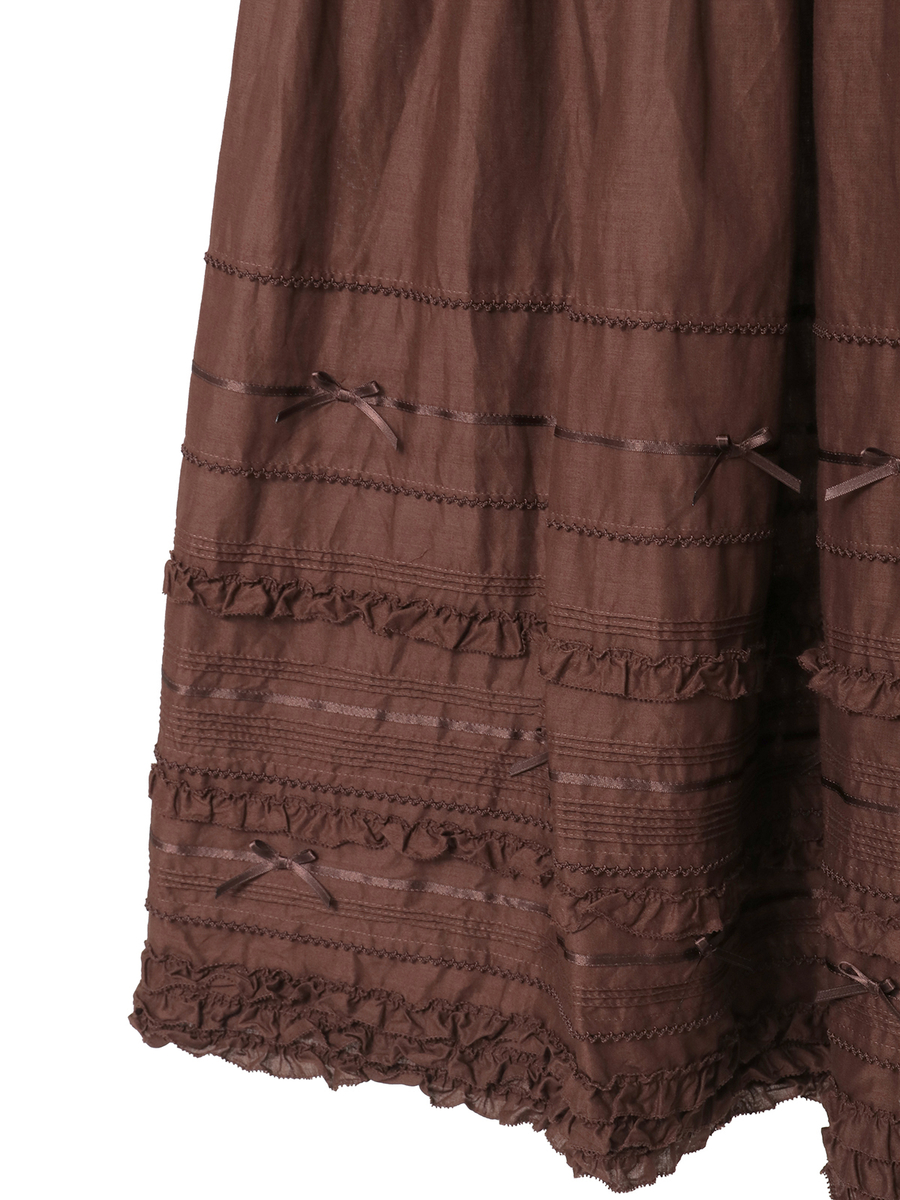 ローンティアードスカート 詳細画像 ピンク 9