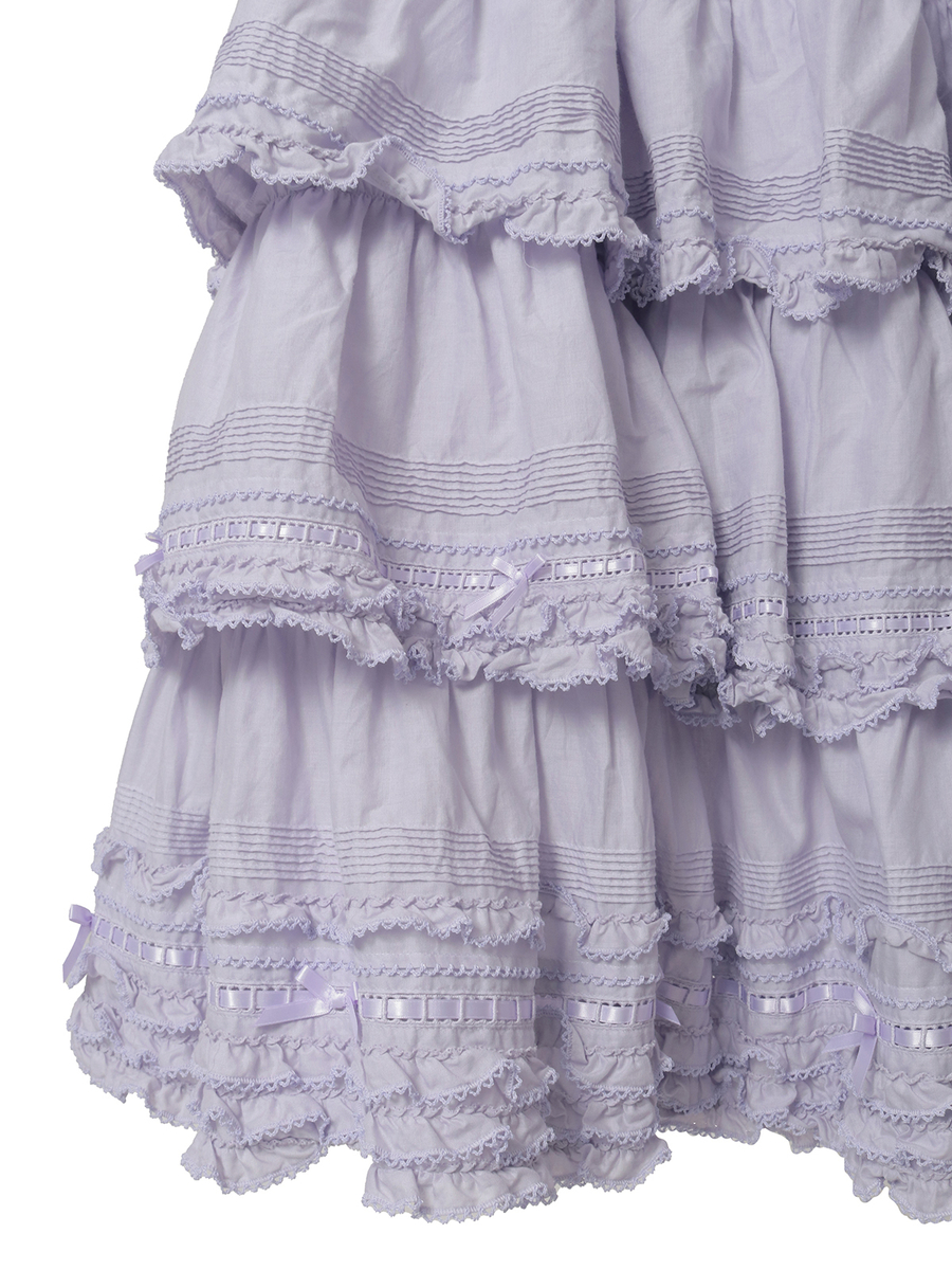 フリル使いローンスカート 詳細画像 ピンク 4