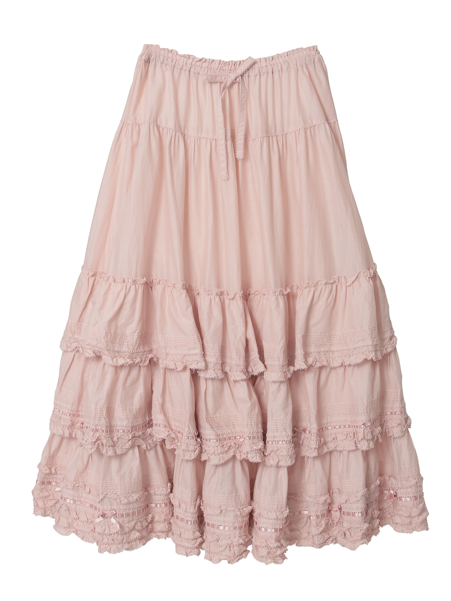 フリル使いローンスカート 詳細画像 ピンク 1