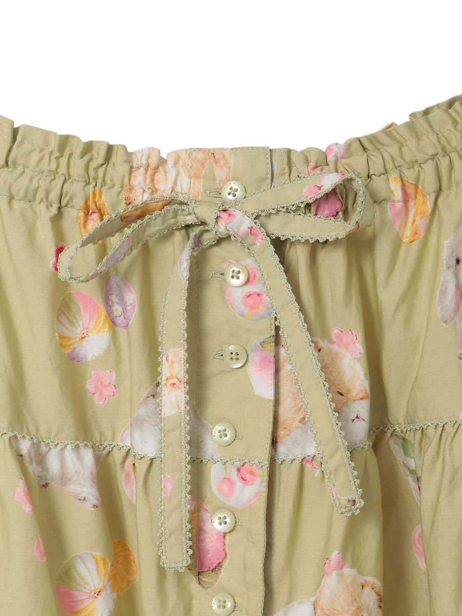 幸見うさぎプリントスカート 詳細画像 ソライロ 4