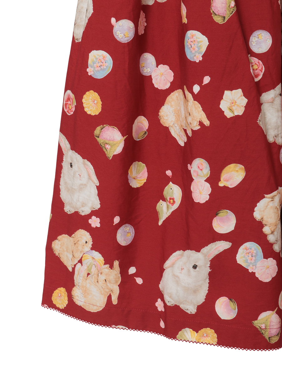 幸見うさぎプリントスカート 詳細画像 ソライロ 7