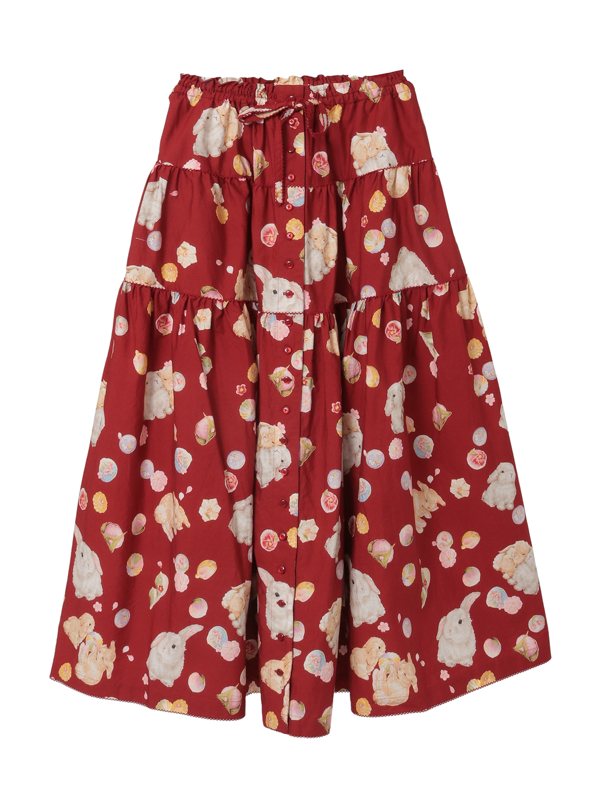 幸見うさぎプリントスカート｜ピンクハウスオフィシャルオンライン