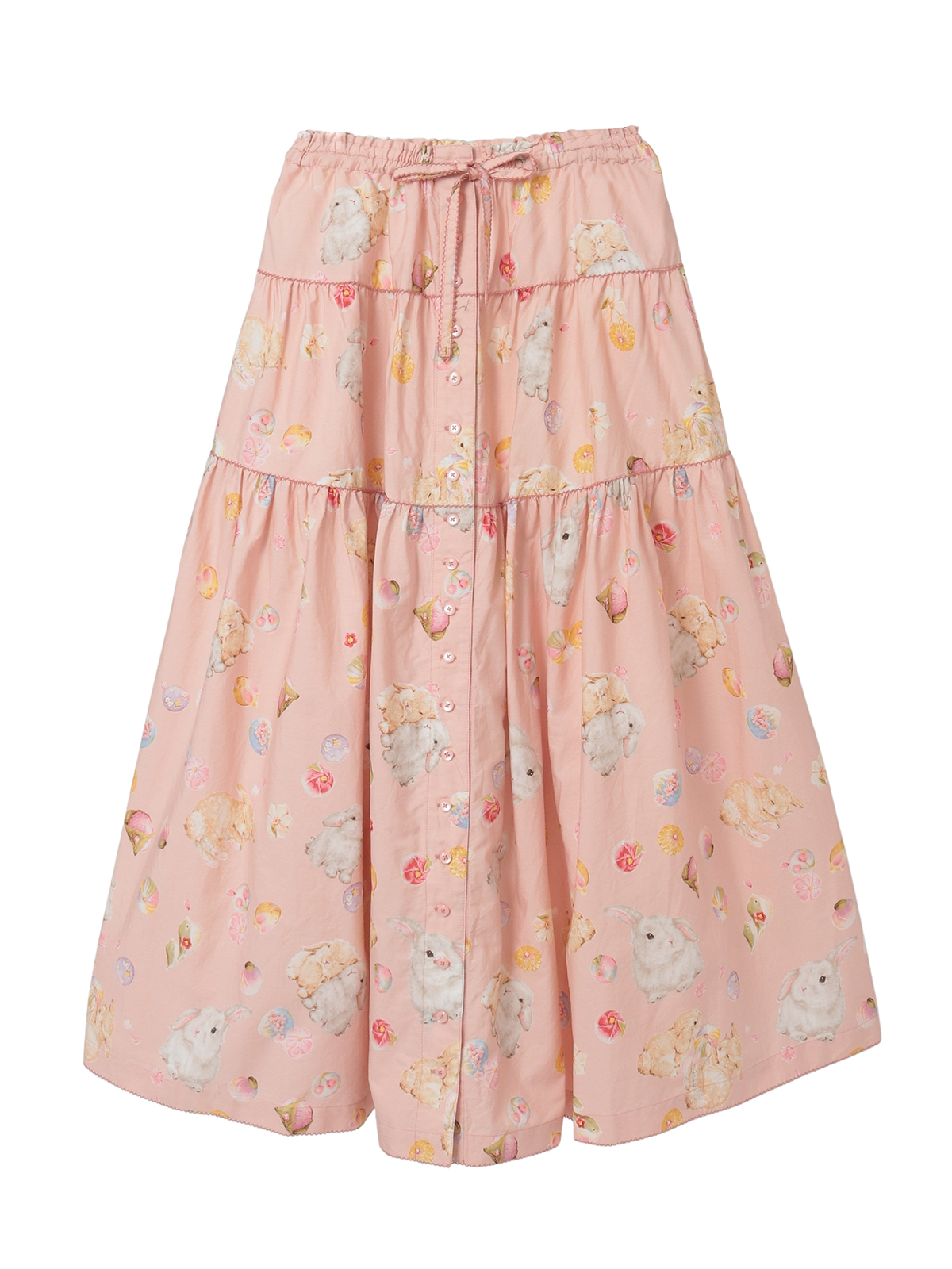 幸見うさぎプリントスカート｜ピンクハウスオフィシャルオンライン