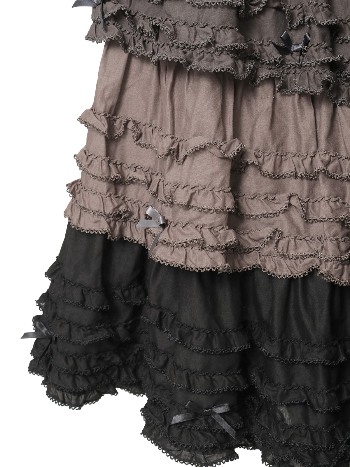 配色フリルスカート｜ピンクハウスオフィシャルオンラインストア｜PINK